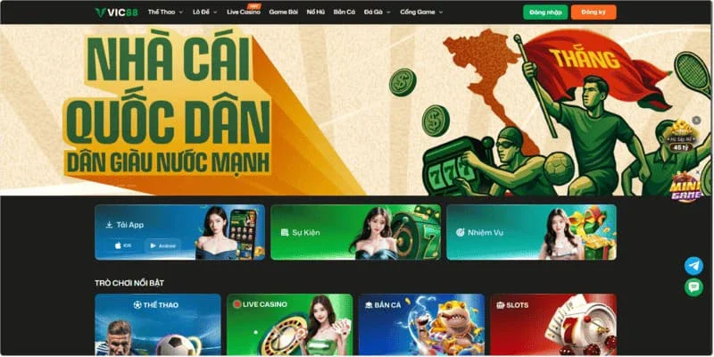 Khám phá tổng quan về nhà cái VIC88